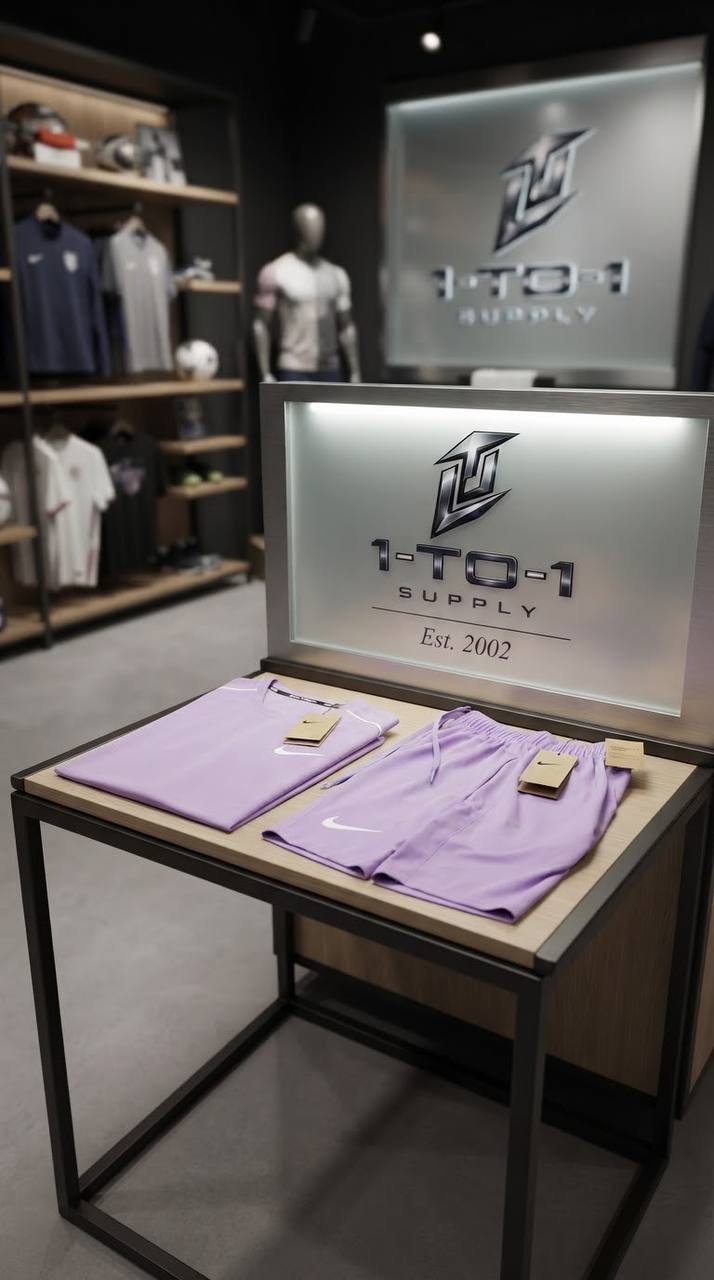 Nike Dri-Fit Miler - T-Shirt & Shorts Set - Purple